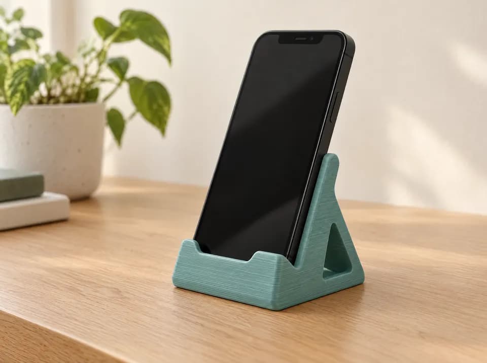 Phone stand, 3D printed